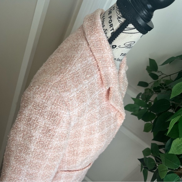 Paule Vasseur Tweed Vintage 2-Piece Suit Pink Sz 40/42 - Picture 7 of 16
